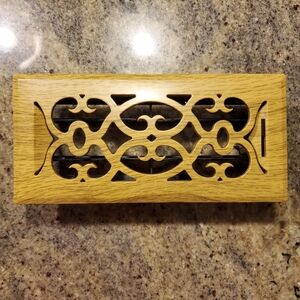 Accord Select 3-in x 10-in Abs Resin Faux‎ Oak Floor Register